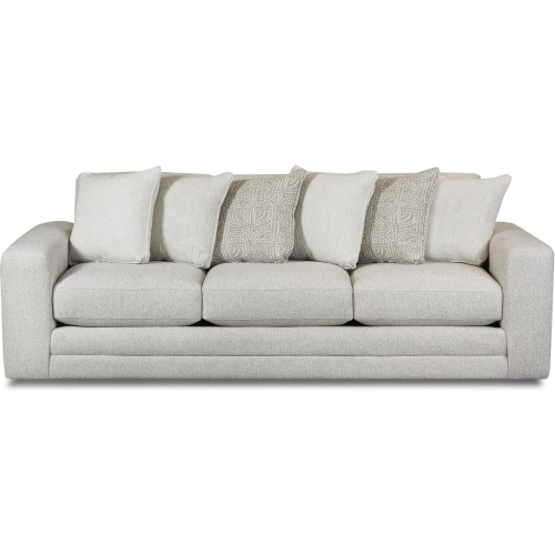 Track Arm Sofa in Hogan Cotton Off White Fabric
